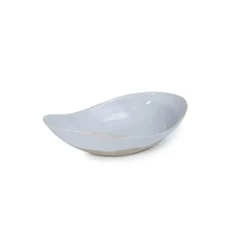 Don Bellini, Porcelain Bowl, Boat Shaped, White