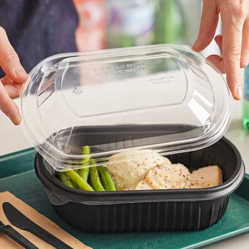 Pactiv MealMaster Large Dome Lid for 24-32 oz. Containers - 252/Case