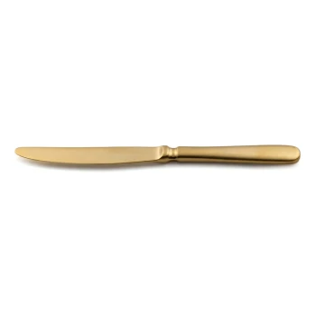 Furtino England, Baguette Table Knife, 25 cm, 18/10 Stainless Steel, Matte Gold