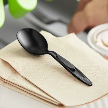Preserve 35347 Recycled Polypropylene Medium Weight Dispenser Soup Spoons Refill - 840/Case