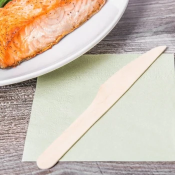 Eco-gecko Heavy Weight Disposable Wooden Knife - 1,000/Case