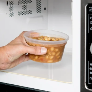 Pactiv/Newspring 12 oz. Translucent Round Deli Container - 40/Pack