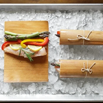 Wildwood Grilling 3 1/2" x 8" Cedar Grilling Wraps - 150/Case
