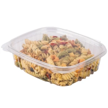 Genpak 24 oz. Clear Hinged Deli Container - 200/Case