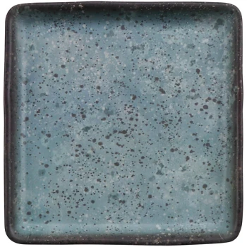 cheforward™ by GET Savor 4" Square Robin's Egg Blue Melamine Plate - 24/Case