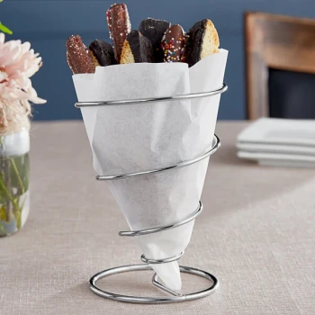 Clipper Mill by G.E.T. 4-18800-M 5" Chrome Spiral Cone Basket