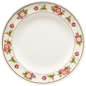 GET M-417-TR Tea Rose 14" Round Melamine Plate - 12/Pack
