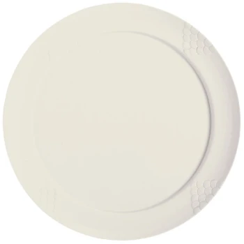 GET RP-20-IV 20" Ivory Sonoma Melamine Plate - 6/Case