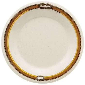 GET WP-5-RD 5 1/2" Diamond Rodeo Wide Rim Plate - 48/Case