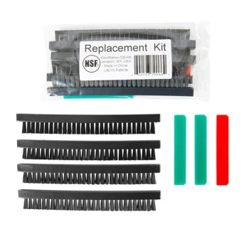 San Jamar X104485 Brush and Squeegee Set for 5", 9", and 12" Counter Stand Sani Stations