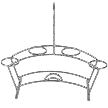 Anchor Hocking Perfect Portions Metal Flight Carrier - 12/Case