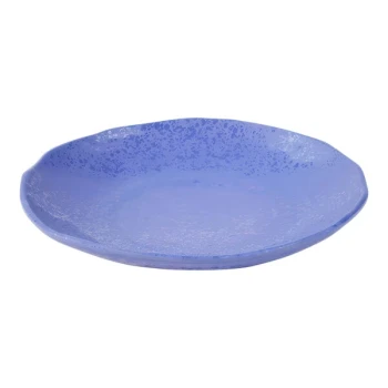 Dalebrook Mineral from Global Tableware Collective 11 13/16'' Indigo Crackle Melamine Plate - 14/Case