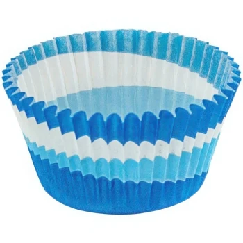 Novacart Blue Circle Fluted Baking Cup 2" x 1 3/8" - 1,000/Case