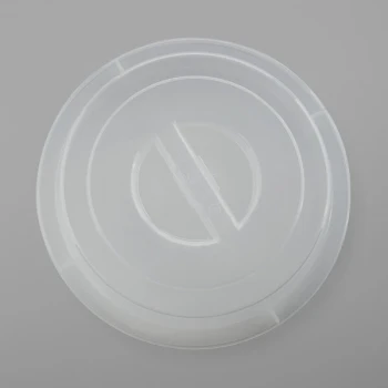 Schonwald Donna Senior 9 1/2" Semi-Translucent Polypropylene Round Plate Cover - 6/Case
