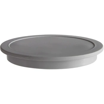 Schonwald Donna Senior 5" Gray PBT Plastic Round Bowl Cover - 12/Case