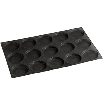 Sasa Demarle Flexipan Air® SF-0111 Silicone 15 Compartment Bread Mold - 4 1/8" x 4 1/8" x 1/2" Cavities