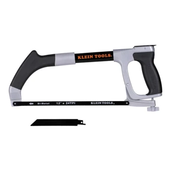 Klein Tools 12" High-Tension Bi-Metal Hacksaw with 6" Reciprocating Blade 702-12