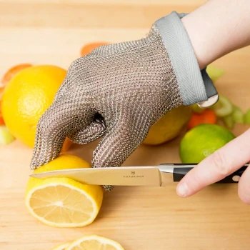 San Jamar MGA515XS Stainless Steel Mesh Cut Resistant Glove - Extra-Small
