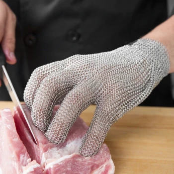 Victorinox 7.9041.M Niroflex2000 GU-2500 A5 Level, Cut Resistant Stainless Steel Mesh Glove - Medium