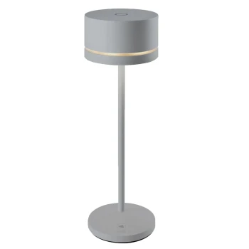 Leonardo, Table Lamp, 23.5 cm Height, Grey