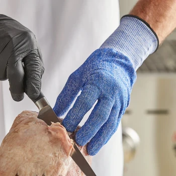 Mercer Culinary M33416BL1X Millennia Fit® Blue A4 Level Cut-Resistant Glove - Extra Large