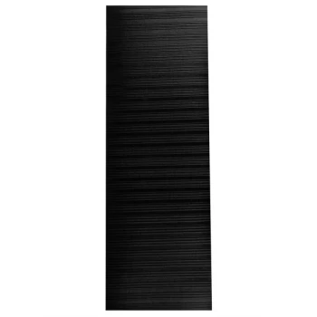 Cactus Mat 1026R-C360 Tredlite 3' Wide Black Ribbed Vinyl Anti-Fatigue Mat - 5/8" Thick