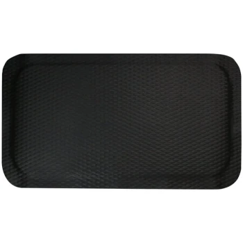M+A Matting Hog Heaven 2' Black Customizable Length Anti-Fatigue Mat 422020100 - 7/8" Thick