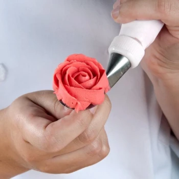 Ateco 383 4-Piece Stainless Steel Rose Piping Tip Set
