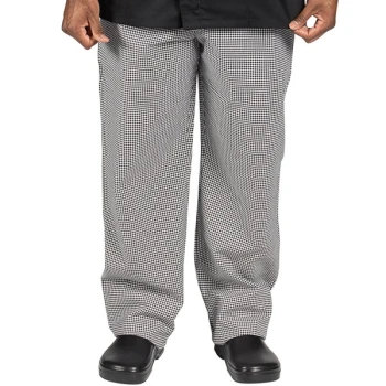 Uncommon Chef 4020 Unisex Houndstooth Customizable Executive Chef Pants - 6XL
