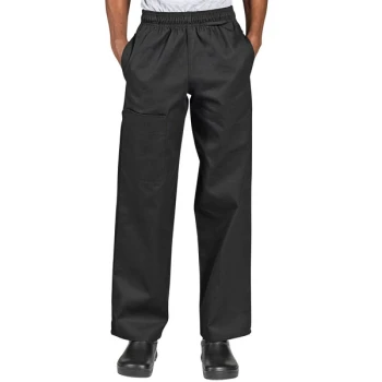 Uncommon Chef 4100 Unisex Black Customizable Uncommon Cargo Chef Pants - 3X