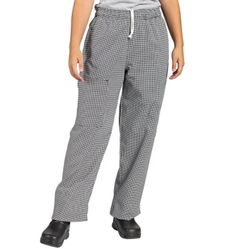 Uncommon Chef 4100 Unisex Houndstooth Customizable Uncommon Cargo Chef Pants - 4X