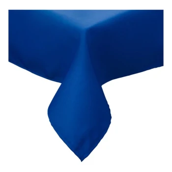 Intedge 72" x 120" Rectangular Royal Blue Hemmed 65/35 Poly/Cotton Blend Cloth Table Cover