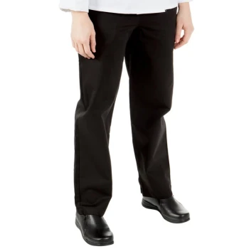 Mercer Culinary Genesis® Women's Black Chef Pants M61080BK - 2XL