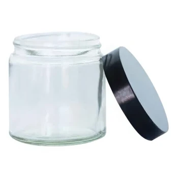 Comandante 1.41 oz. Clear Glass Bean Jar with Lid 3554