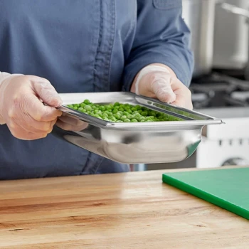 Vollrath 90323 Super Pan 3® 1/3 Size 2 1/2" Deep Anti-Jam Perforated Stainless Steel Steam Table / Hotel Pan - 22 Gauge