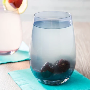 Stolzle Elements from Global Tableware Collective 15.75 oz. Smoky Blue Stemless Wine Glass / Tumbler - 24/Case