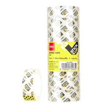 Stick Up Office Tape Clear 8-Piece, 18 mm x 30 Yard