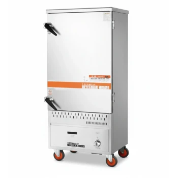 Trooz, Gas Rice Steamer Cabinet, 12 Trays Capacity, Silver