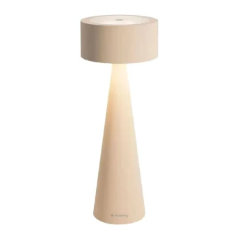 Musterring Elody, Table Lamp, Rechargeable, 21 cm Height, Sand