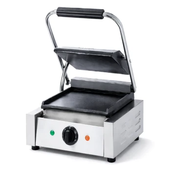 Primo, Contact Grill Panini, Electric, Grooved Top & Bottom, 1800 W