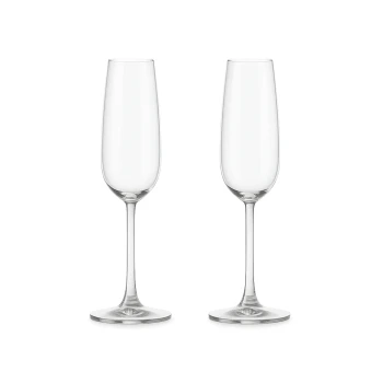 Ocean, Champagne Flute, 210 ml Capacity, Glass, Pack of 2