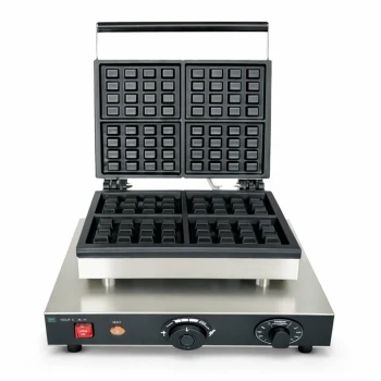 Hurakan, Waffle Maker, 4 Belgian waffles, 1.6 kW