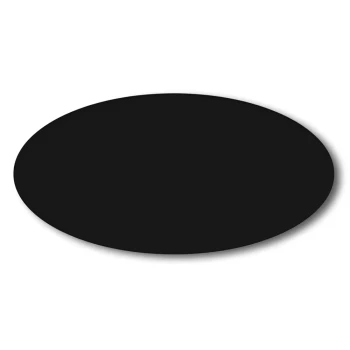 Securit, Chalkboard Labels, Chalkboard Roll Sticker, Oval Shape, Black