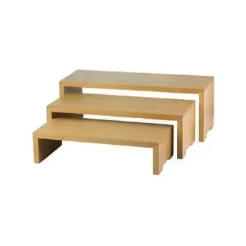 Tablecraft, Bamboo Cascade Riser Set, 3 Pieces