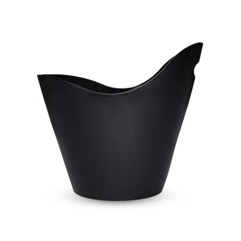 Tribeca, Champagne Bucket, Polycarbonate, Black, Frosted, 35 cm Width