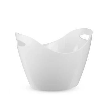Tribeca, Champagne Bucket, Polycarbonate, White, 35 cm Length, 26 cm Width