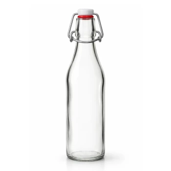 Wundermaxx, Glass Bottle, 500 ml Capacity, Leak Proof, Silicone Lid