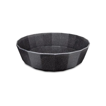 Zicco, Melamine Buffet Bowl, Black, 21.5 cm Diameter
