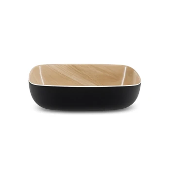 Zicco, Melamine Buffet Bowl, Black, GN1/4 Size