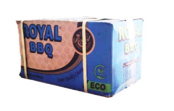 Royal BBQ Charcoal Briquettes Long Hole Blue 10 Kg Box
